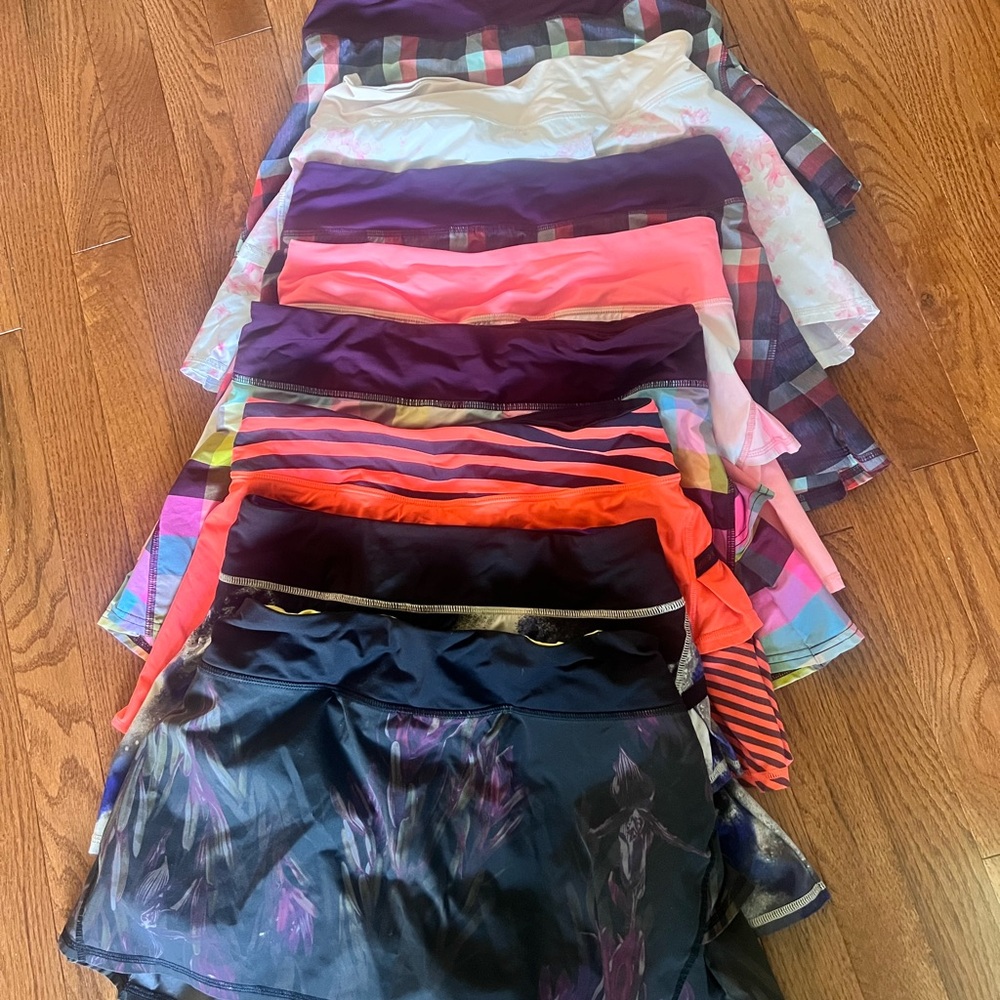 lululemon athletica Multi-Color Skirt Collection